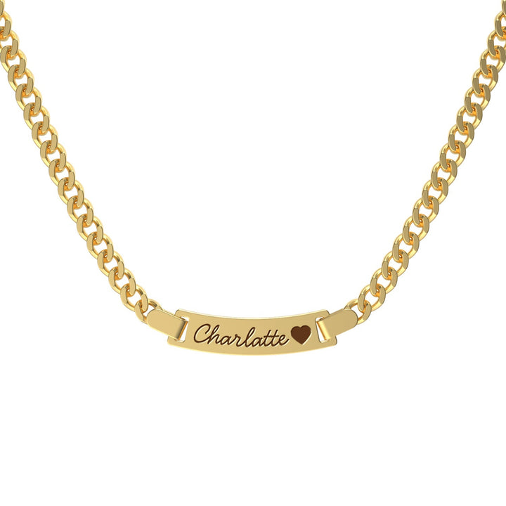S925 Personalized Baby Name and Birthstone Necklace