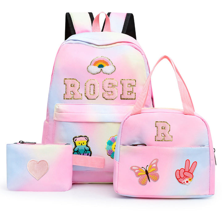 Customise Kids Back to School Patch Backpack