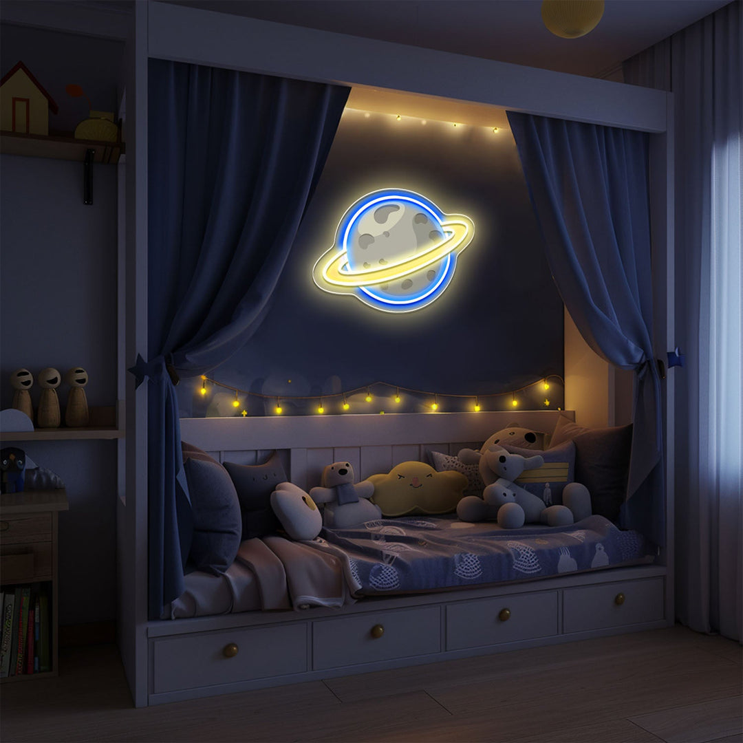 Planet Neon Sign