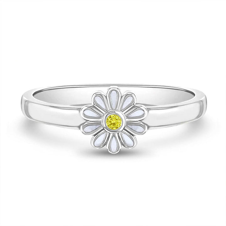 925 Sterling Silver Kids Daisy Earrings