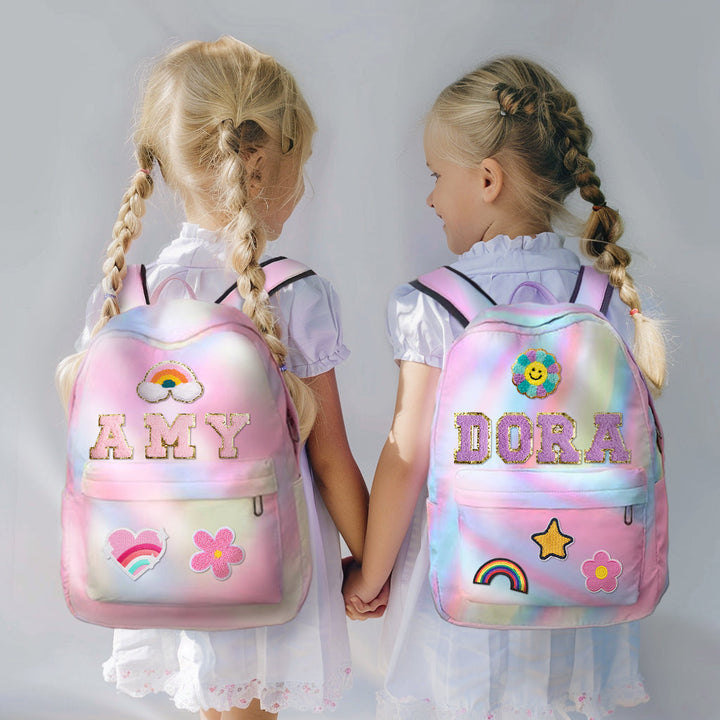Customise Kids Back to School Patch Backpack