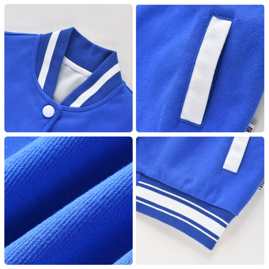 Personalised Kids Patch Baseball Jacket