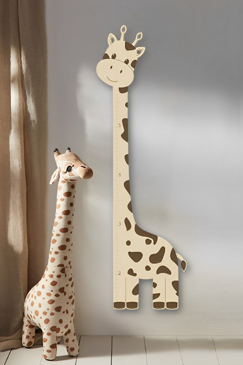 Wooden Giraffe Growth Chart Ruler for Kids