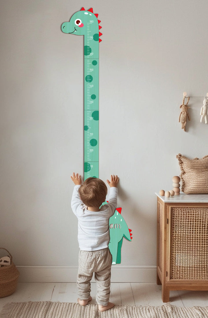 Personalized Wooden Dinosaur Growth Chart Ruler