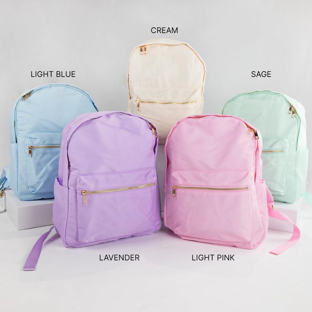 Personalized Kids Back to School Patch Backpack